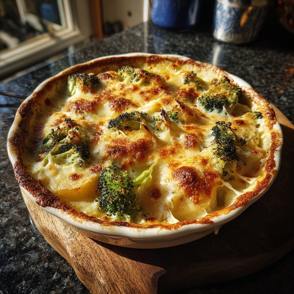 Brokkoli Kartoffel Gratin Leicht