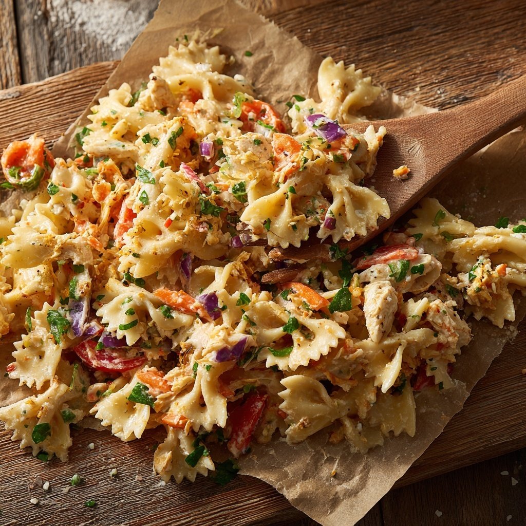 Mediterraner Nudelsalat Cremig