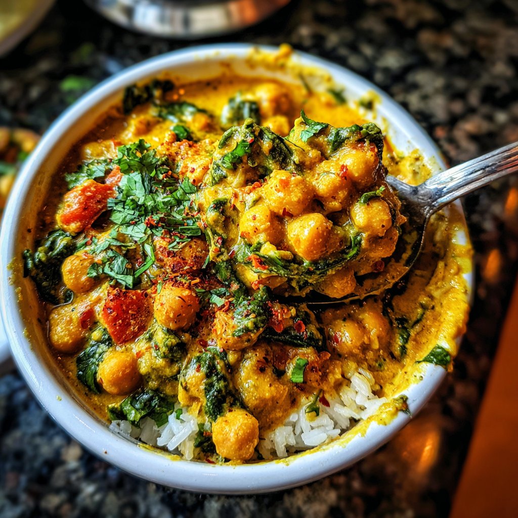 Vegetarisches Kichererbsencurry