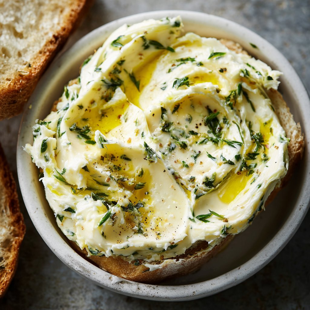 Kräuterbutter Mit Knoblauchöl