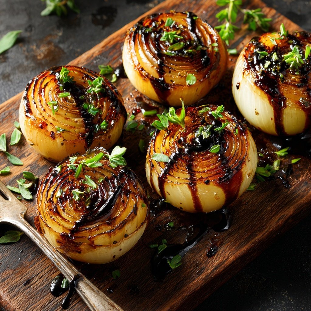 Gegrillte Zwiebeln Süß