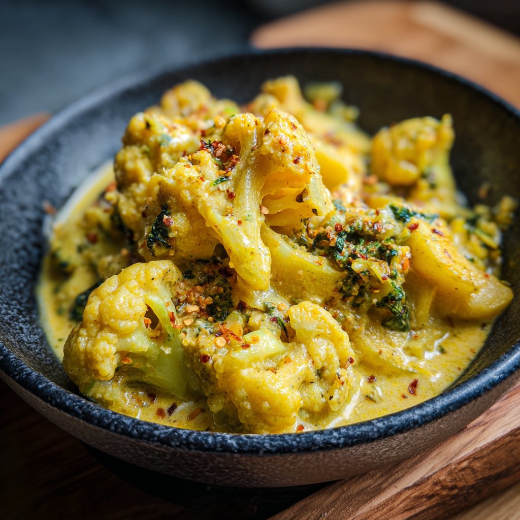 Blumenkohl Curry Mit Kokosmilch