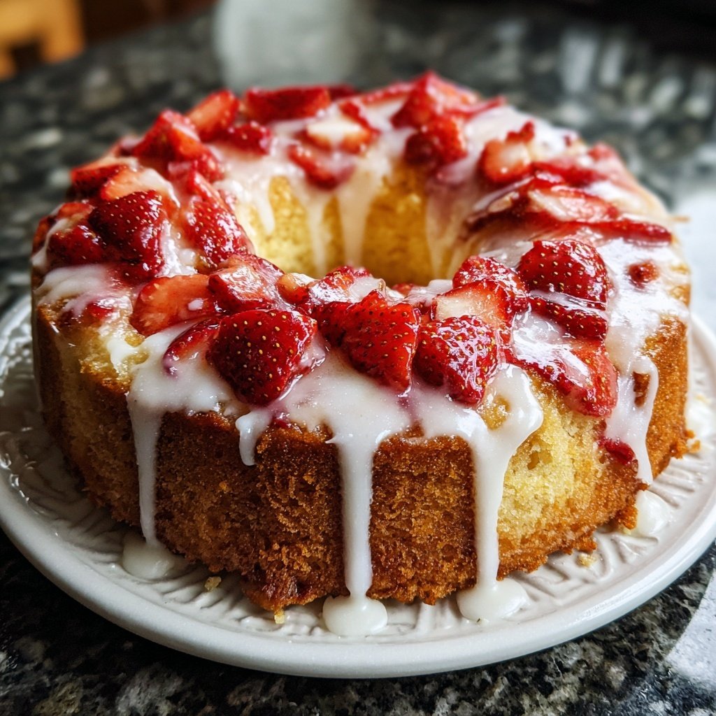 Erdbeerkuchen Leicht