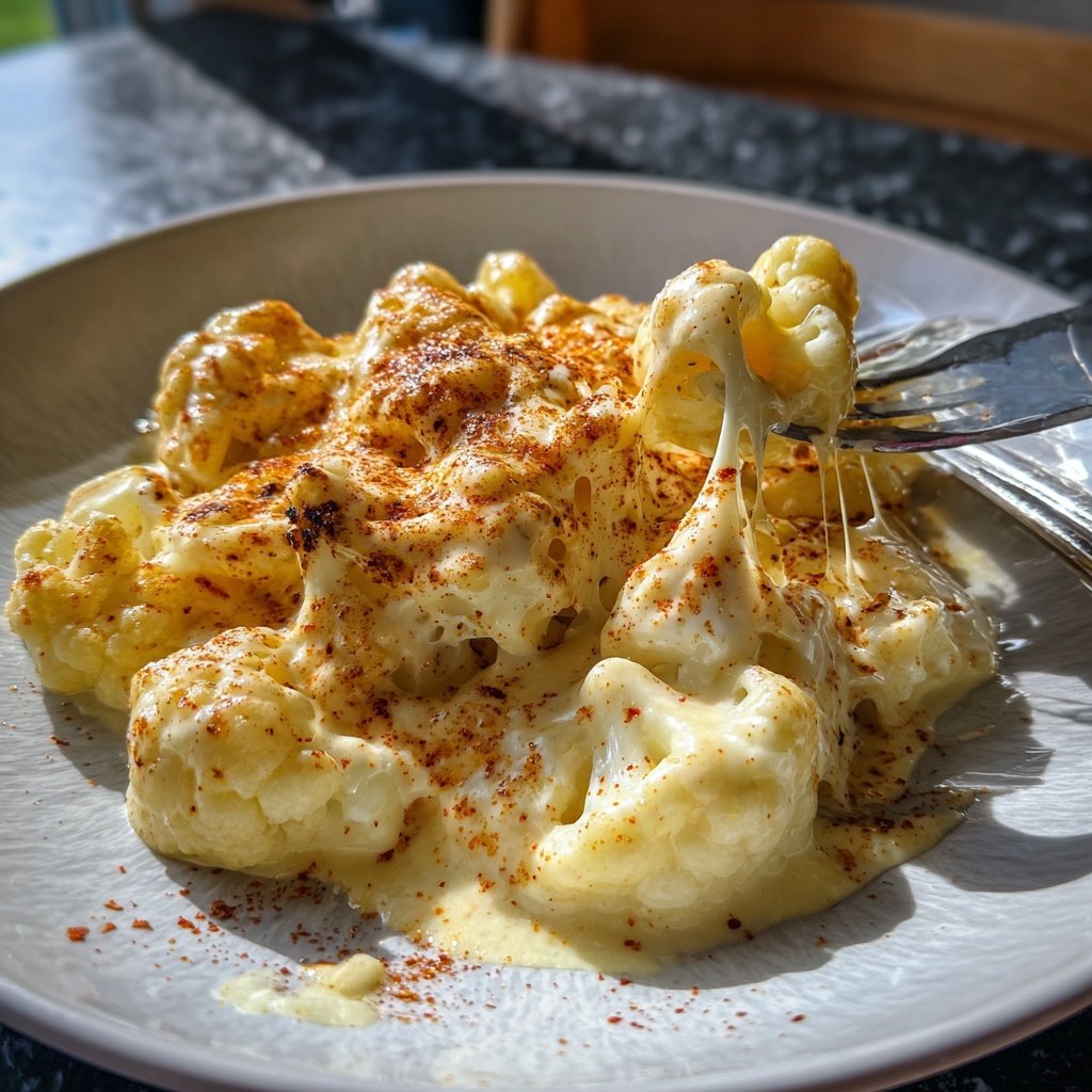 Blumenkohl mit Käsesauce